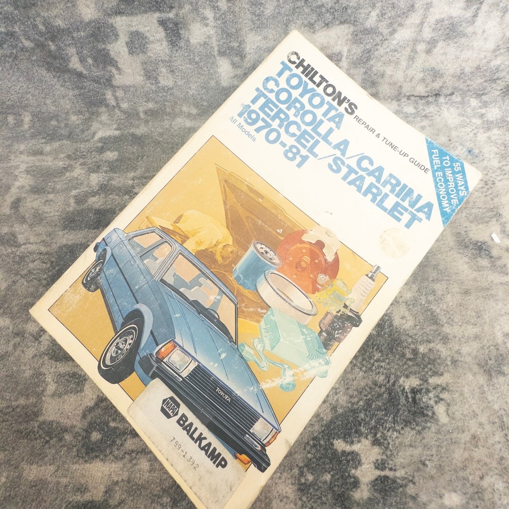 Chilton's Repair‎ & Tune-Up Guide Toyota Corolla Carina Tercel Starlet 1970-81